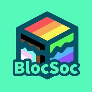 Logo of UofG Minecraft Society